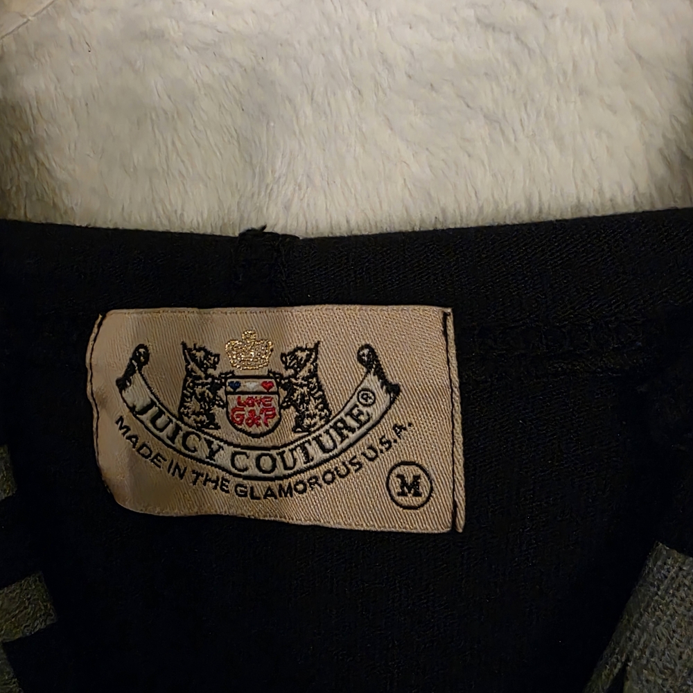 Juicy Couture Black Long Sleeve Kids Tee - Picture 3 of 3